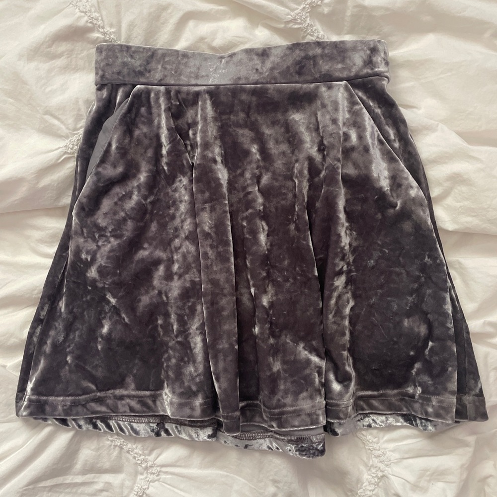 TopShop Velvet Skirt